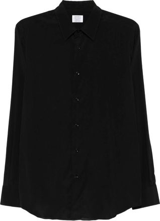 Mazzarelli Button-down Silk-blend Shirt