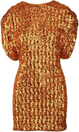 The Attico Sequin Dress - Orange