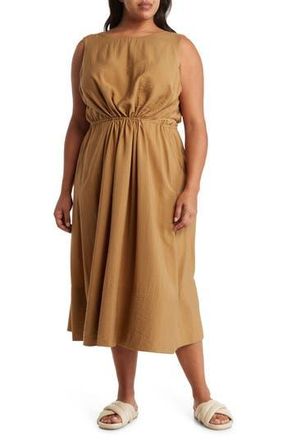 Vince Sleeveless Dress in Mosswood at Nordstrom Rack, Size Xxx-Large