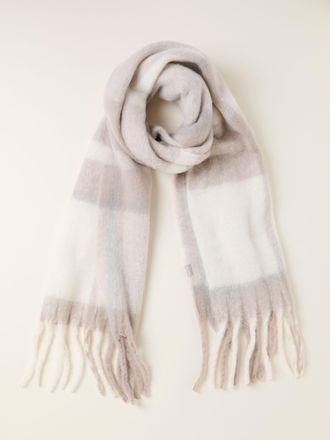 Fat Face FatFace Evie Ivory Check Scarf
