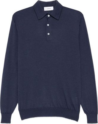 Lardini Polo a maniche lunghe - Blu