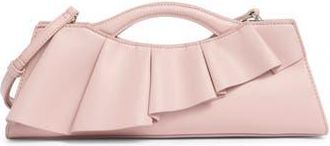 BCBGeneration Ruffle East/West Clutch in Blush at Nordstrom Rack