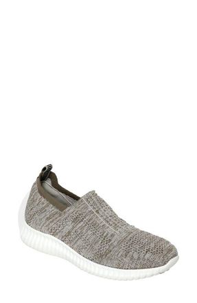 David Tate Melrose Stretch Knit Sneaker in Taupe at Nordstrom, Size 7.5