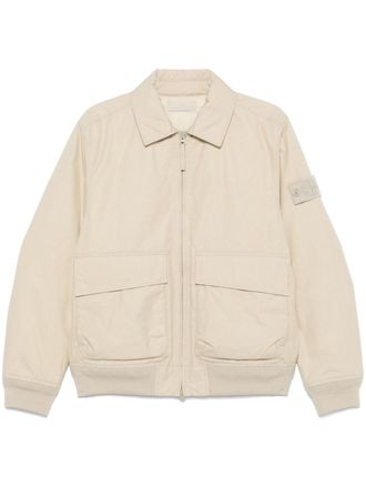 Stone Island Jack met Compass-logopatch - Beige