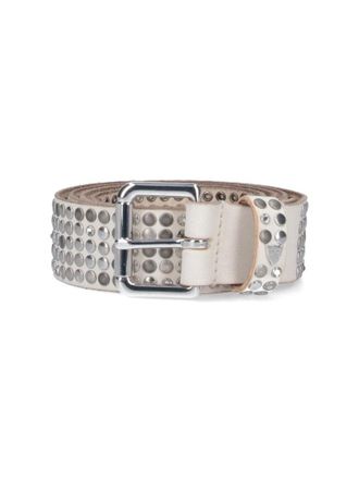 HTC Studded Belt - White