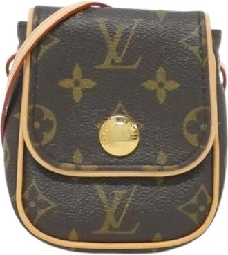 Louis Vuitton Pre-owned Mini Bags, female, Brown, Size: ONE SIZE Pre-owned Pochette Cancun