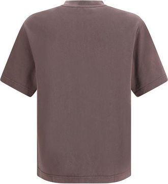 Jacquemus Monogram-Patch Cotton T-Shirt - Brown
