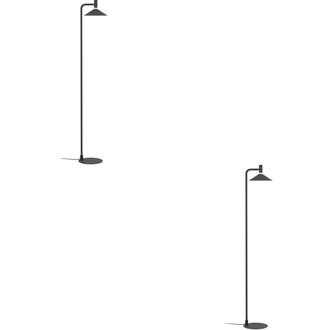 Loops 2 PACK Stylish Black Floor Lamp for Home - Elegant Indoor Lighting