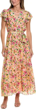 CeCe by Cynthia Steffe Cece Wrap Front Maxi Dress
