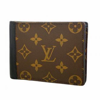 Louis Vuitton Black Brown Wallet (Bi-Fold) (Pre-Owned)