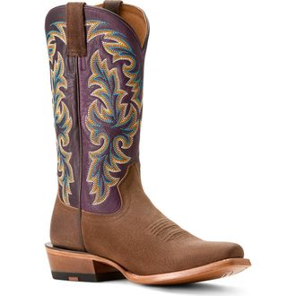 Ariat Futurity Cashout Square Toe Boot in Dijon Roughout at Nordstrom Rack, Size 11.5