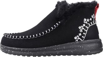 Hey Dude Winterlaarzen - Dames - Winterlaarzen - Zwart - 36 EU - Schoenen