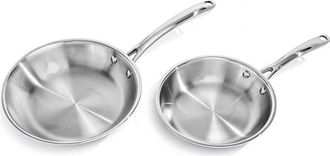 Berghoff Professional Stainless Steel 10/18 Tri-Ply 10 Frying Pan in Silver at Nordstrom Rack