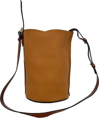 Loewe Camel Leather Gate Bucket Bag (Authentic Pre-Loved)