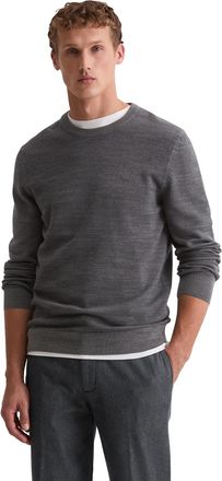 Marc O'Polo Rundhalspullover MARC OPOLO, Herren, Gr. XXL, mercy pinstripe, Strick, Obermaterial: 100% Baumwolle, Rundhals, B&uuml;ndchen, Pullover Rundhalspullover, in