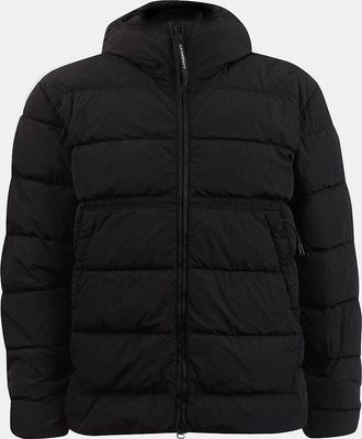 C.P. Company Mens Chrome-R Goggle Down Jacket - Black - Size: 40/Regular