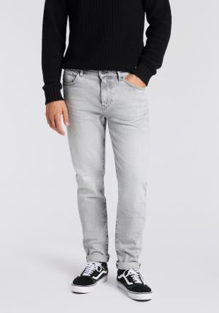 Boss Orange by Hugo Boss Regular-fit-Jeans BOSS ORANGE Re Maine, Herren, Gr. 38, L&auml;nge 34, grau (light, pastel grau056), Denim/Jeans, Obermaterial: 99% Baumwolle, 1% Elasthan,