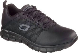 Skechers Womens Sure Track-Earth Slip Resistant Athletic Shoe In Black