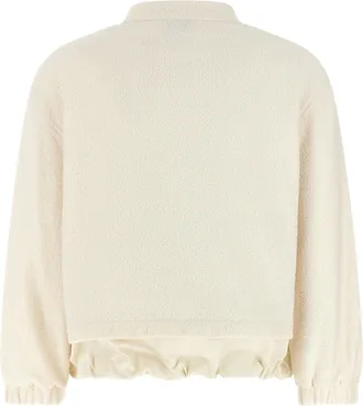 Moncler Boucl&eacute; Cardigan - Cream