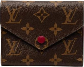 Louis Vuitton Pre-owned Wallets, female, Brown, Size: ONE SIZE Pre-owned Vintage Tri-fold Wallet