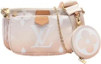 Louis Vuitton Pre-owned Shoulder Bag - Dames - Vintage Schoudertas - Roze - ONE Size - Leer - Vintage