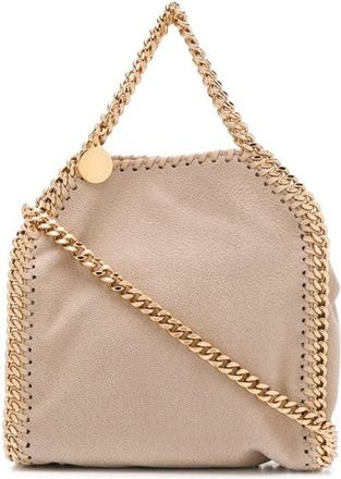 Stella McCartney Beige Falabella Tiny Tote Bag