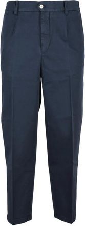 BRIGLIA 1949 Broeken, Heren, Blauw, S, Katoen, Pantalone