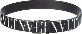Valentino Vltn Leather Belt