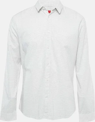 HUGO BOSS Red Label White Textured Extra Slim Fit Shirt