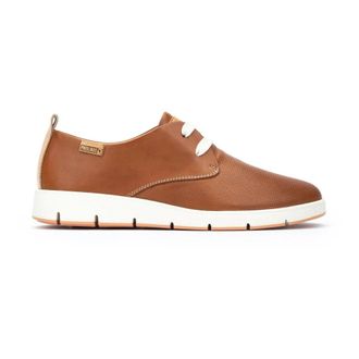 Pikolinos Bruine Madrid Damessneaker - Lichtgewicht - Dames - Veterschoenen - Bruin - 36 EU - Schoenen