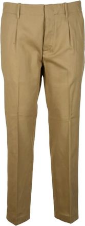 Hindustrie Broeken, Heren, Beige, S, Katoen, Broek