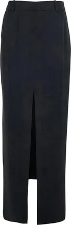 Tom Ford Maxi-rok met knopen - Zwart