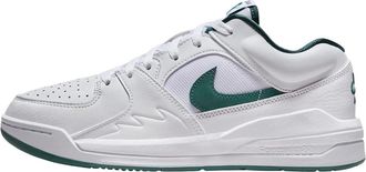 Nike Jordan Schoenen, Dames, Wit, 40 EU, Leer, Stadium 90 Wit Licht Olijf Sneakers