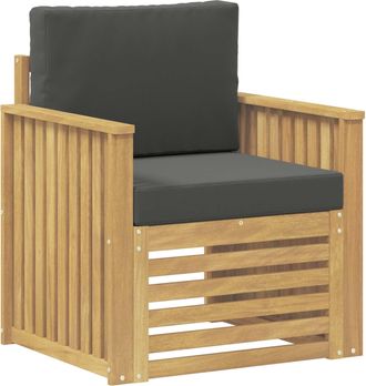 vidaXL Set Di Divani Da Esterno Poliestere Bianco Vidaxl