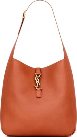 Saint Laurent large Le 5 &Agrave; 7 buckle leather shoulder bag - women - CALFSKIN/Calf Suede - OS - Orange