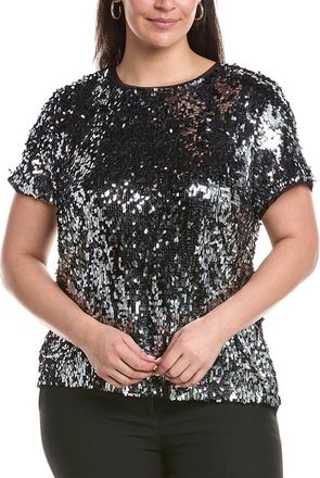 Anne Klein Plus Sequin Banded T-Shirt