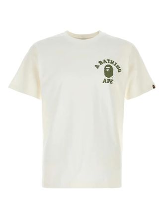 A Bathing Ape logo T-shirt - White
