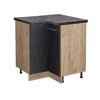 Vicco Armario De Esquina R-line, Hormig&oacute;n Negro, 75.6 Cm Et Antracita