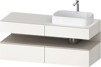 Duravit Qatego Consola Mueble Bajo Lavabo, 2 Extensiones, 2 - Duravit