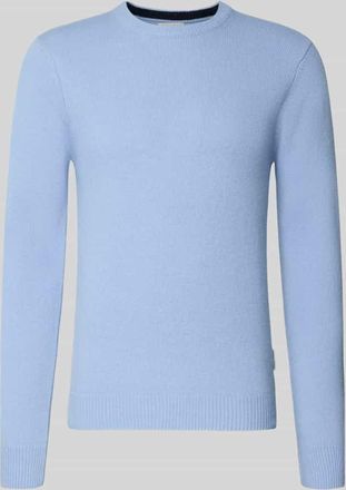 Casual Friday Casual Friday Oversized Strickpullover mit gerippten Abschl&uuml;ssen in Eisblau, Gr&ouml;&szlig;e XXL