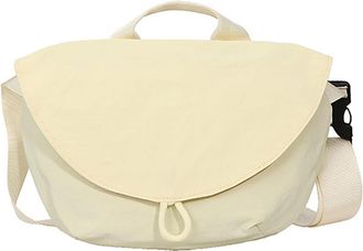 Generic Womens Outdoor Shoulder Bag, Nylon Crossbody Bag, Adjustable Crossbody Strap, Magnetic Closure, Lightweight and Durable, Applies to Travel (White,29 *