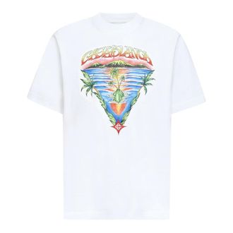 Casablanca T-Shirts, male, White, XL, Casablanca T-shirts and Polos White