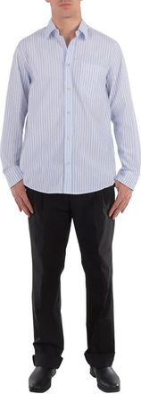 Nanushka Kaleb Cotton Long-Sleeve Striped Shirt