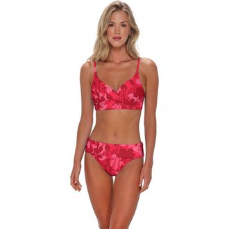 Sunsets Lyla Bralette Bikini Swimsuit Top in Rambling Rose at Nordstrom, Size 3X-Large