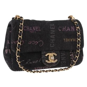 Chanel Pre-owned Vintage Schoudertas - Dames - Pre-owned - Zwart - Maat: ONE Size