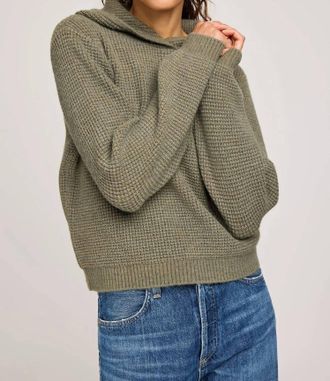 Gentle Fawn Jessica Pullover Hoodie In Heather Moss