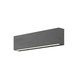 Lucande Lucande - L&aacute;mpara De Pared Led Exterior elvira En Negro Aluminio