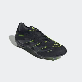 adidas Fussballschuh ADIDAS PERFORMANCE PREDATOR PRO STOLLEN F&Uuml;R FESTE B&Ouml;DEN, Damen, Gr. 40, schwarz (core schwarz, carbon, lucid lemon), Synthetik, Schuhe F
