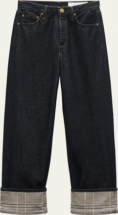 Rag & Bone Shea High-Rise Ankle Cuff Jeans
