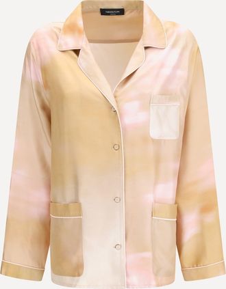 Fabiana Filippi Camicia in twill di seta stampato Woman 44